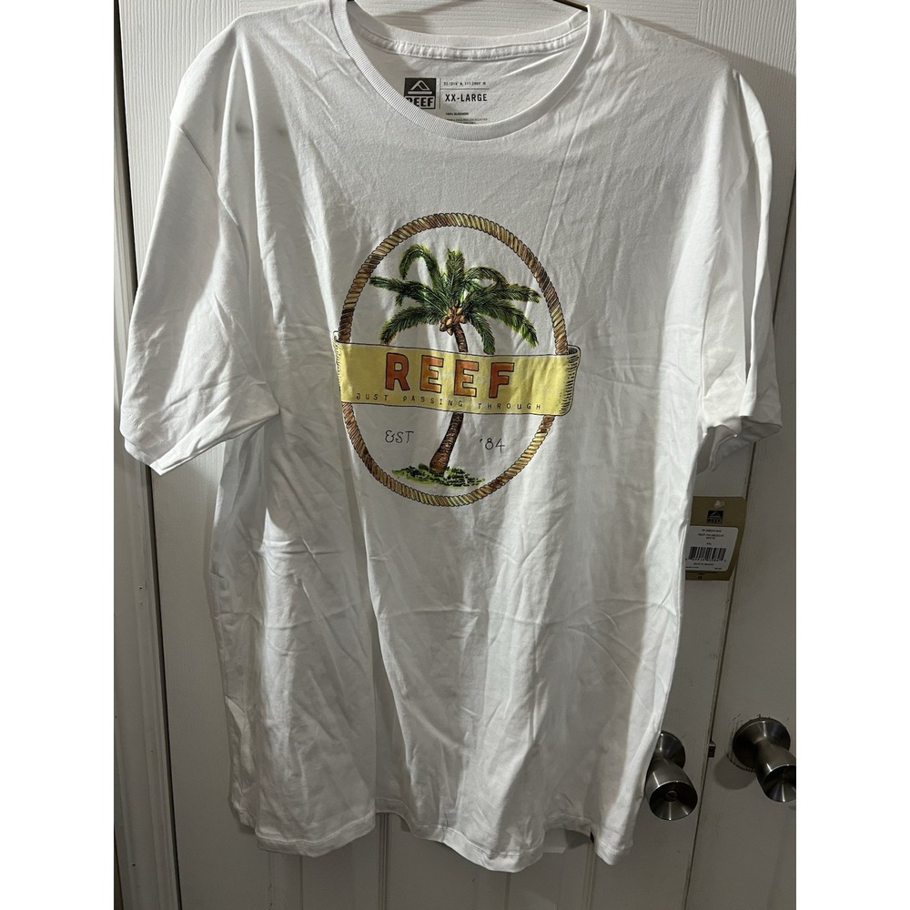 NWT Reef Mens Just Passing Through Tee Shirt Size XXL